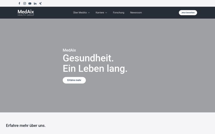 Screenshot of medaix.com