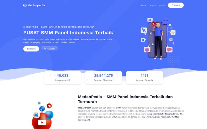 Screenshot of medanpedia.co.id