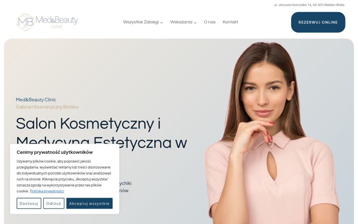 Screenshot of medbeauty-clinic.com