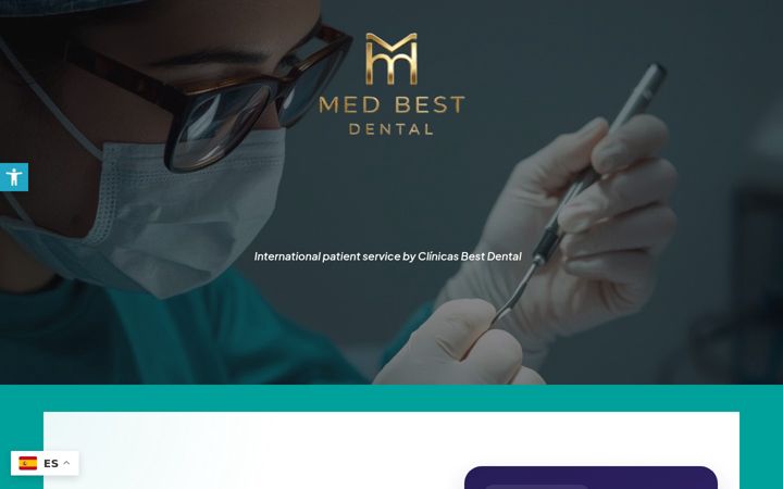 Screenshot of medbestdental.com