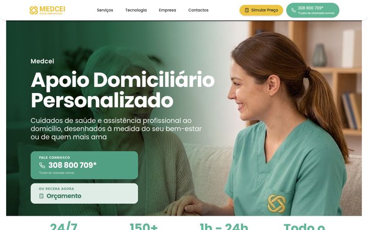 Screenshot of medcei.com