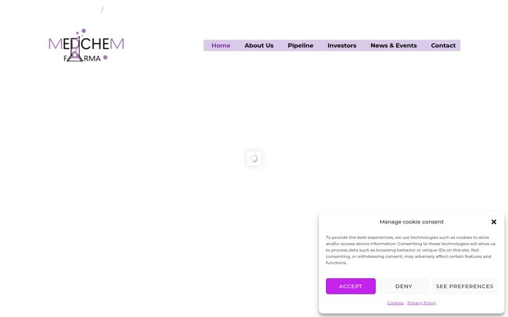 Screenshot of medchemfarma.com