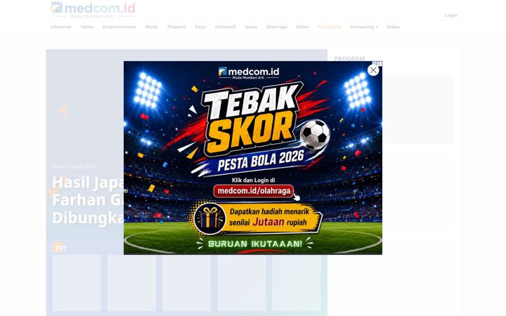 Screenshot van medcom.id
