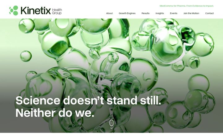 Screenshot of medcomms-experts.com