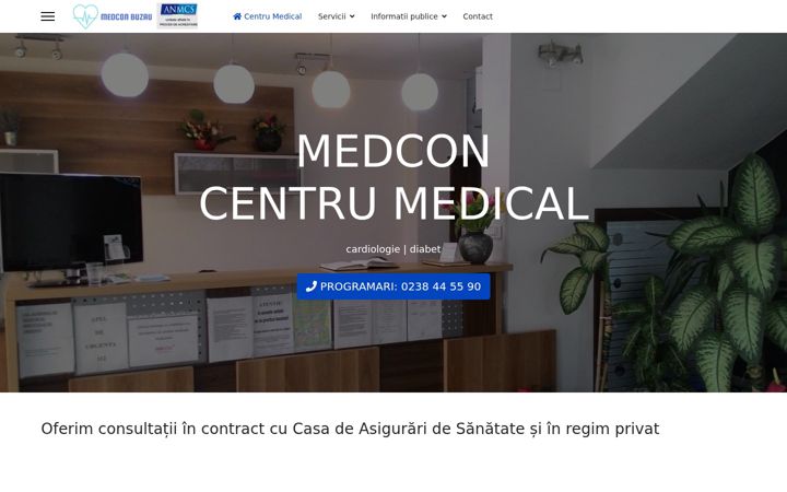 Screenshot of medconbz.ro