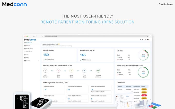 Screenshot of medconnhealth.com