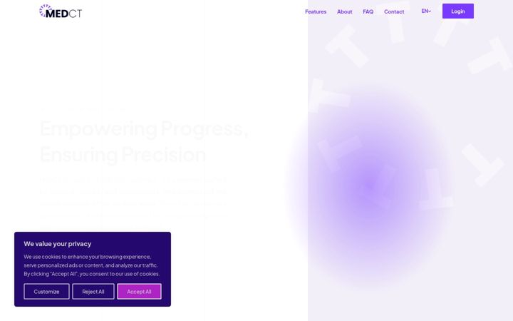 Screenshot of medct.com