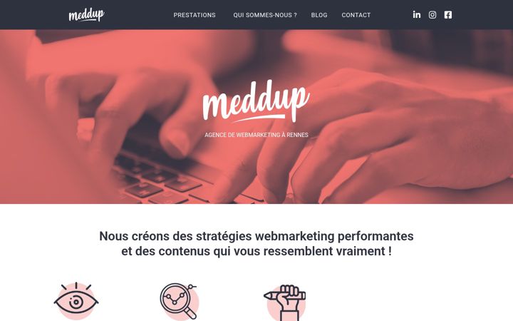Screenshot of meddup.com