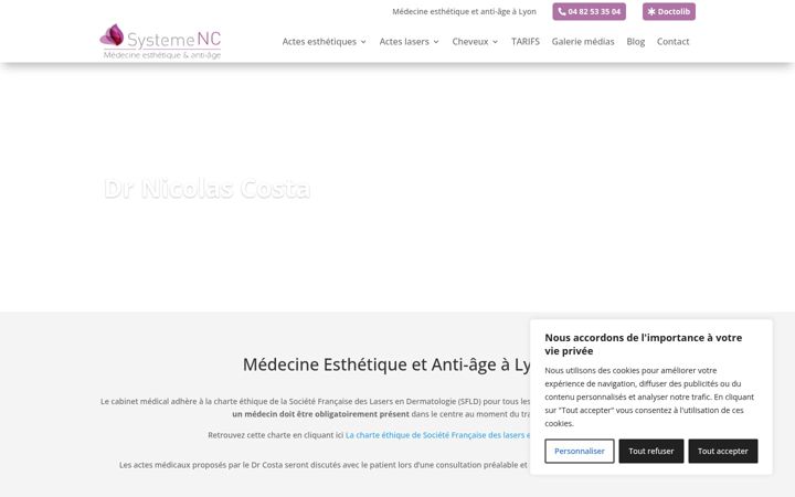 Screenshot of medecine-esthetique-costa.com