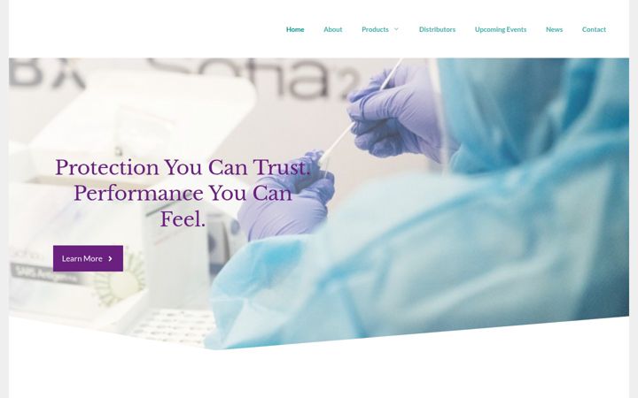 Screenshot of medgluv.com