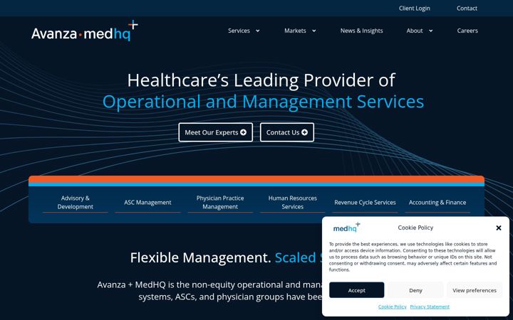 Screenshot of medhq.com
