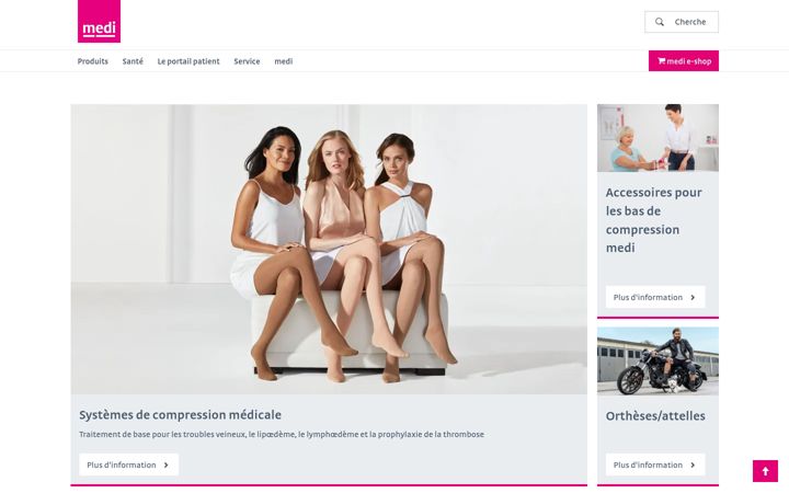 Screenshot of medi-france.com