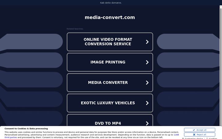 Screenshot of media-convert.com