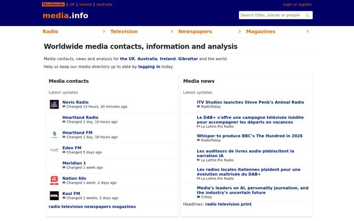 Screenshot of media.info