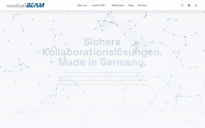 Screenshot του mediabeam.com