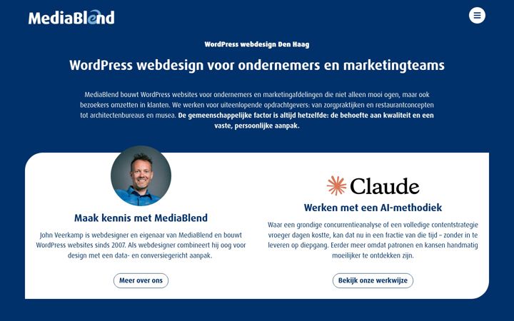 Ekraanipilt saidist mediablend.nl