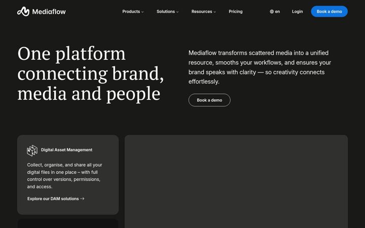 Screenshot of mediaflow.com