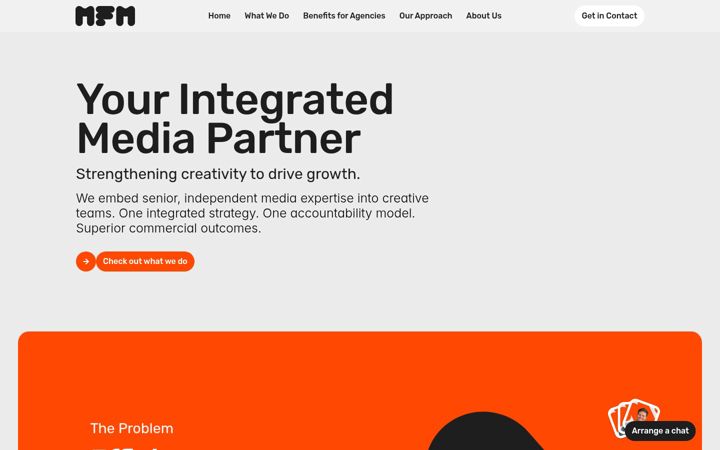 Screenshot of mediafuturesmarket.com