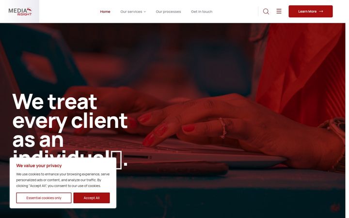 Screenshot of mediainsightng.com
