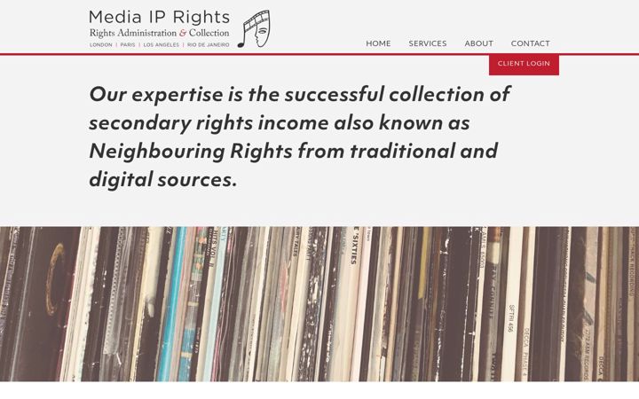 Screenshot of mediaipr.com