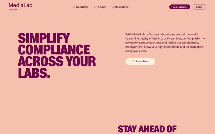 Screenshot of medialab.com