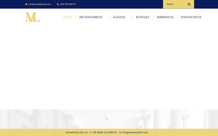 Screenshot of medialaw24.com