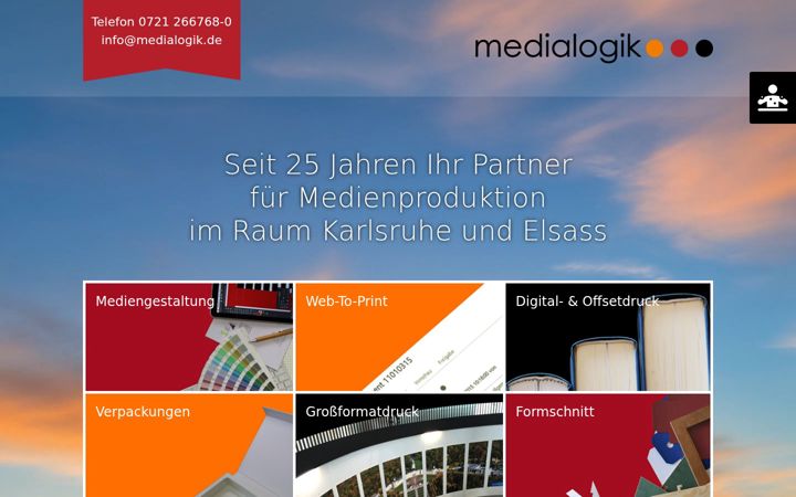 Screenshot of medialogik.de