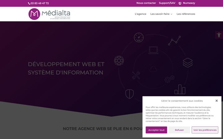 Screenshot of medialta.com