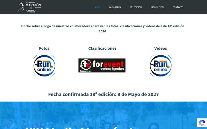 Zrzut ekranu mediamaratonazuqueca.es
