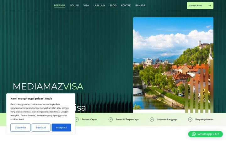 Screenshot of mediamazvisa.com
