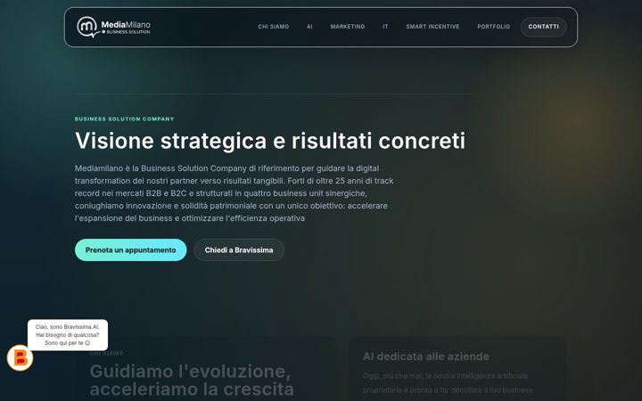 Screenshot of mediamilano.com