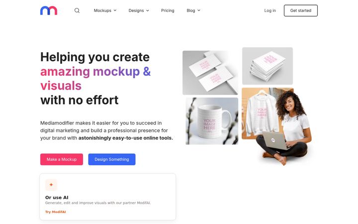Screenshot of mediamodifier.com