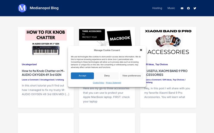 Screenshot of medianopol.com