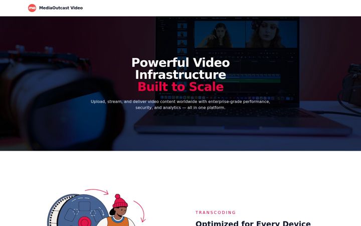 Screenshot of mediaoutcast.com