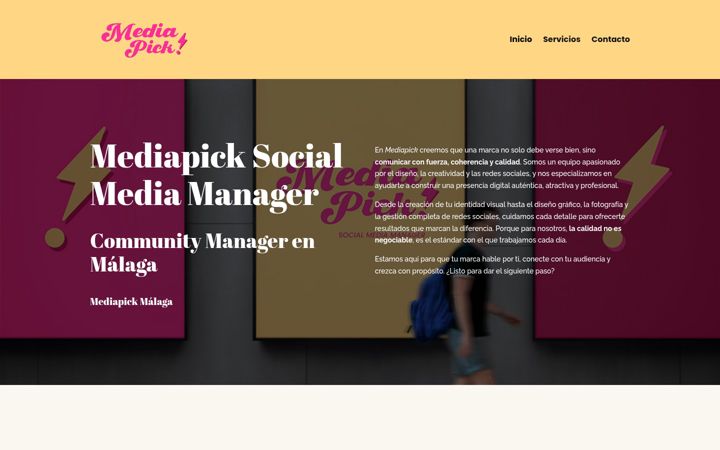 Screenshot of mediapick-malaga.com