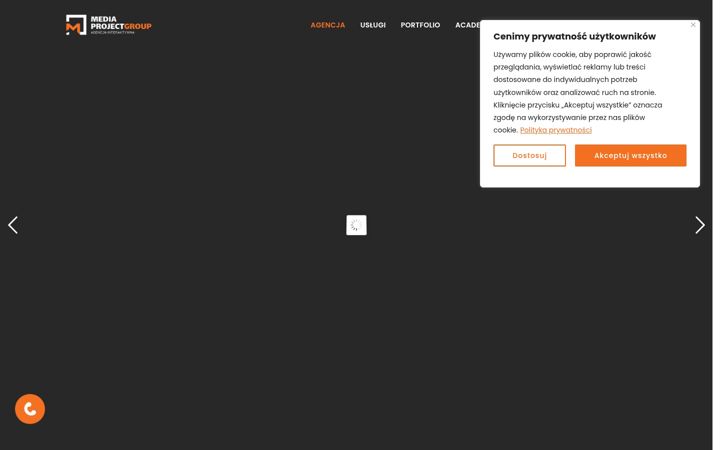 Screenshot of mediaprojectgroup.com