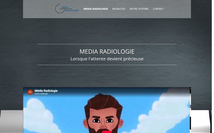Screenshot of mediaradiologie.com