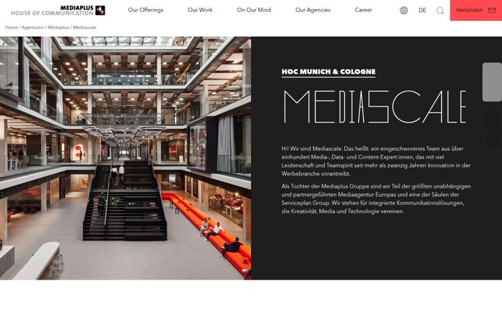 Screenshot of mediascale.com