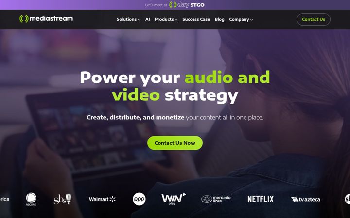 Screenshot of mediastre.am