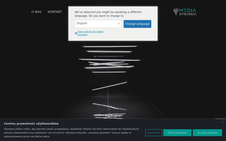 Screenshot of mediasynergia.com