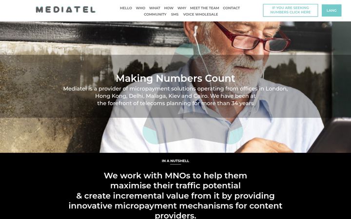 Screenshot of mediatel.com