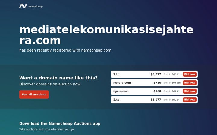 Screenshot of mediatelekomunikasisejahtera.com
