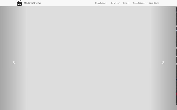 Екранна снимка на mediathekview.de