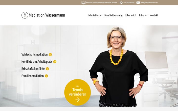 Screenshot of mediation-ulm.com