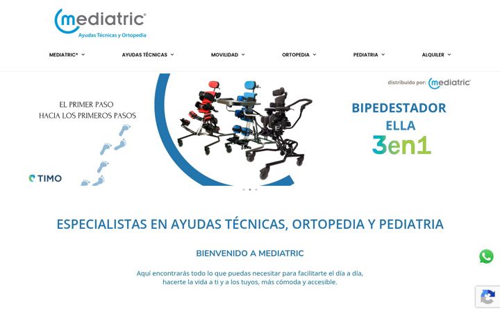 Screenshot of mediatric.com
