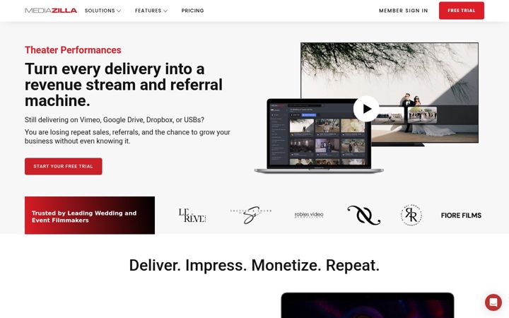 Screenshot of mediazilla.com