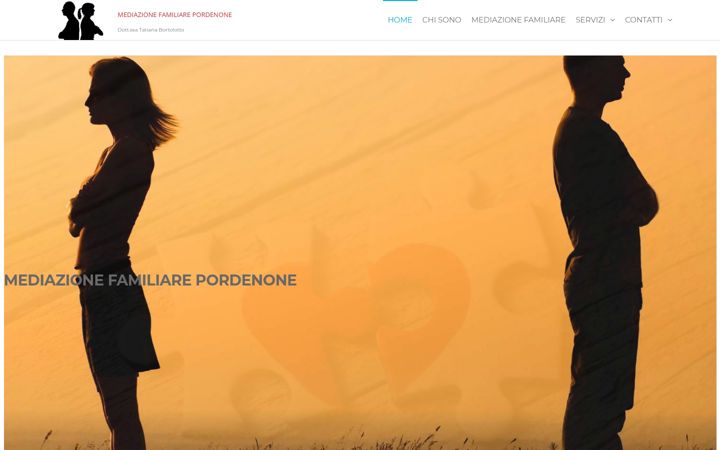 Screenshot of mediazionefamiliarepn.com