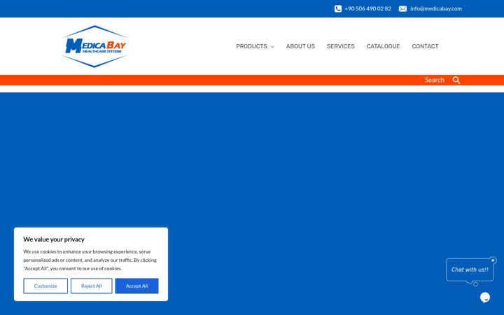 Screenshot of medicabay.com