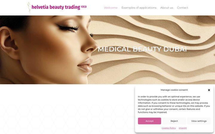 Screenshot of medical-beauty-dubai.com