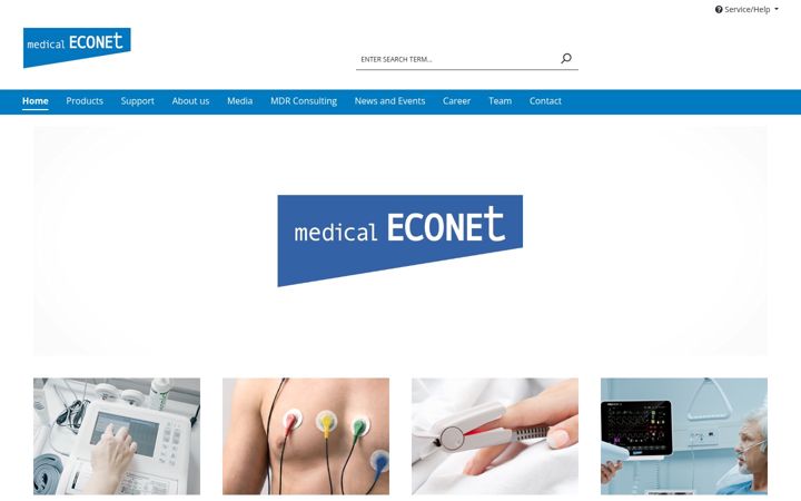 Screenshot of medical-econet.com